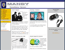 Tablet Screenshot of mandy.co.nz